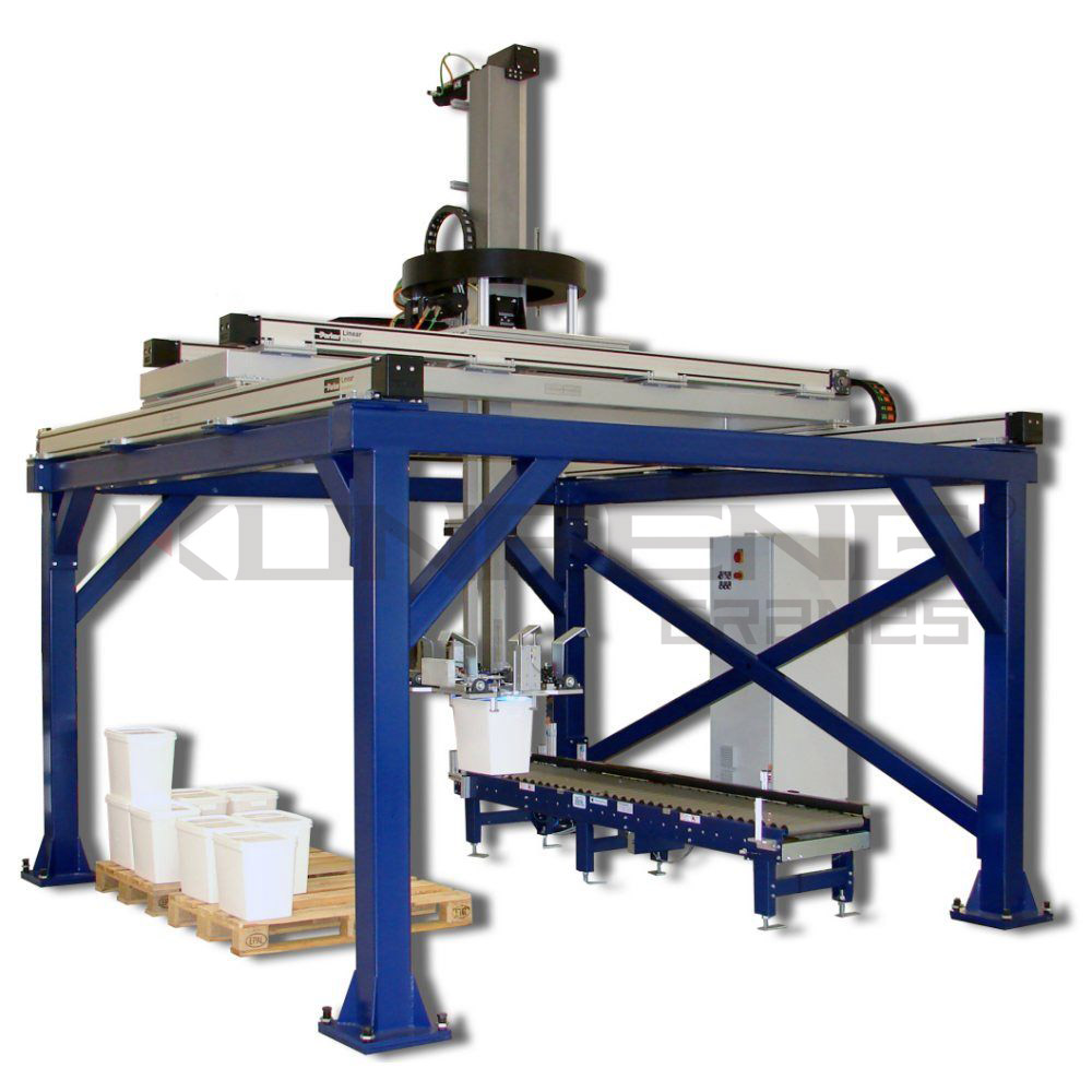 What are the characteristics of the palletizing manipulator?