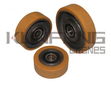 Convenient on-site construction, polyurethane coated wheels with high bonding strength