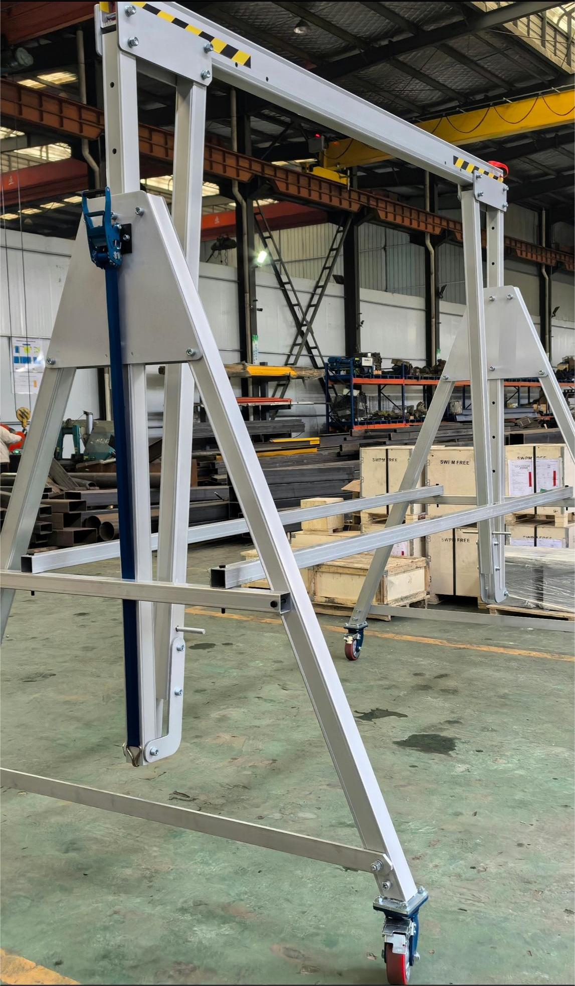 Portable aluminum alloy gantry